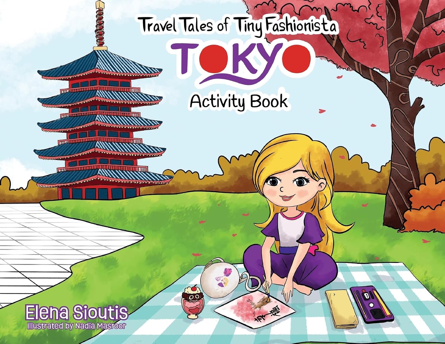 Travel Tales of Tiny Fashionista — Tokyo Activity Book cover